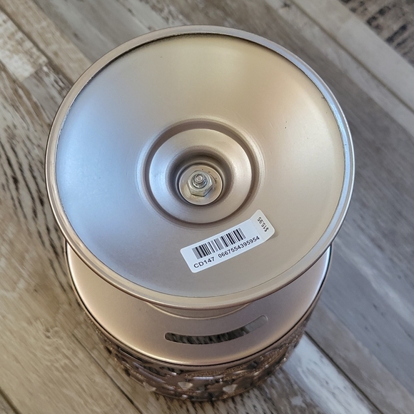 Bath & Body Works Dogwood Pedestal Candle Holder Floral Glitter - Picture 3 of 4